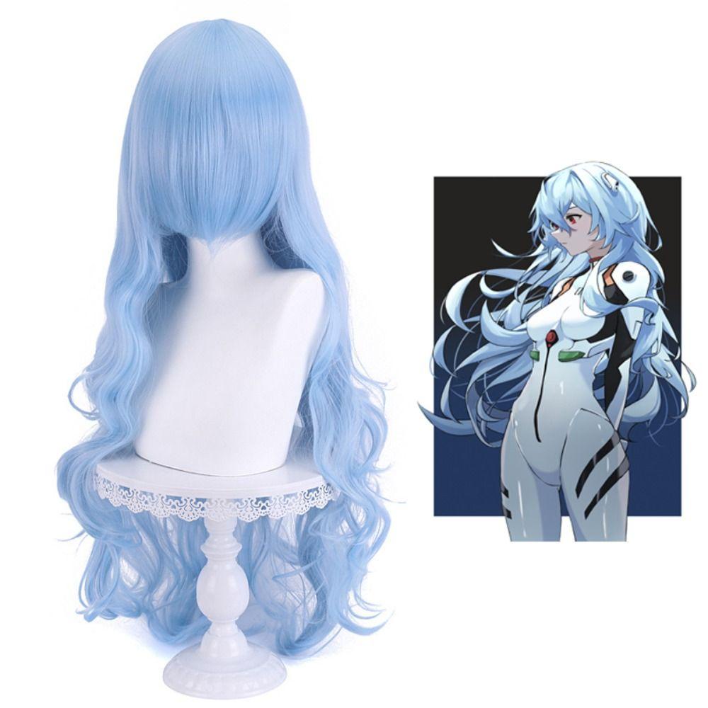 LOMBARD Tóc Giả Hóa Trang Nhân Vật Rei Ayanami Bằng EVA Vô Hình Không Đường May