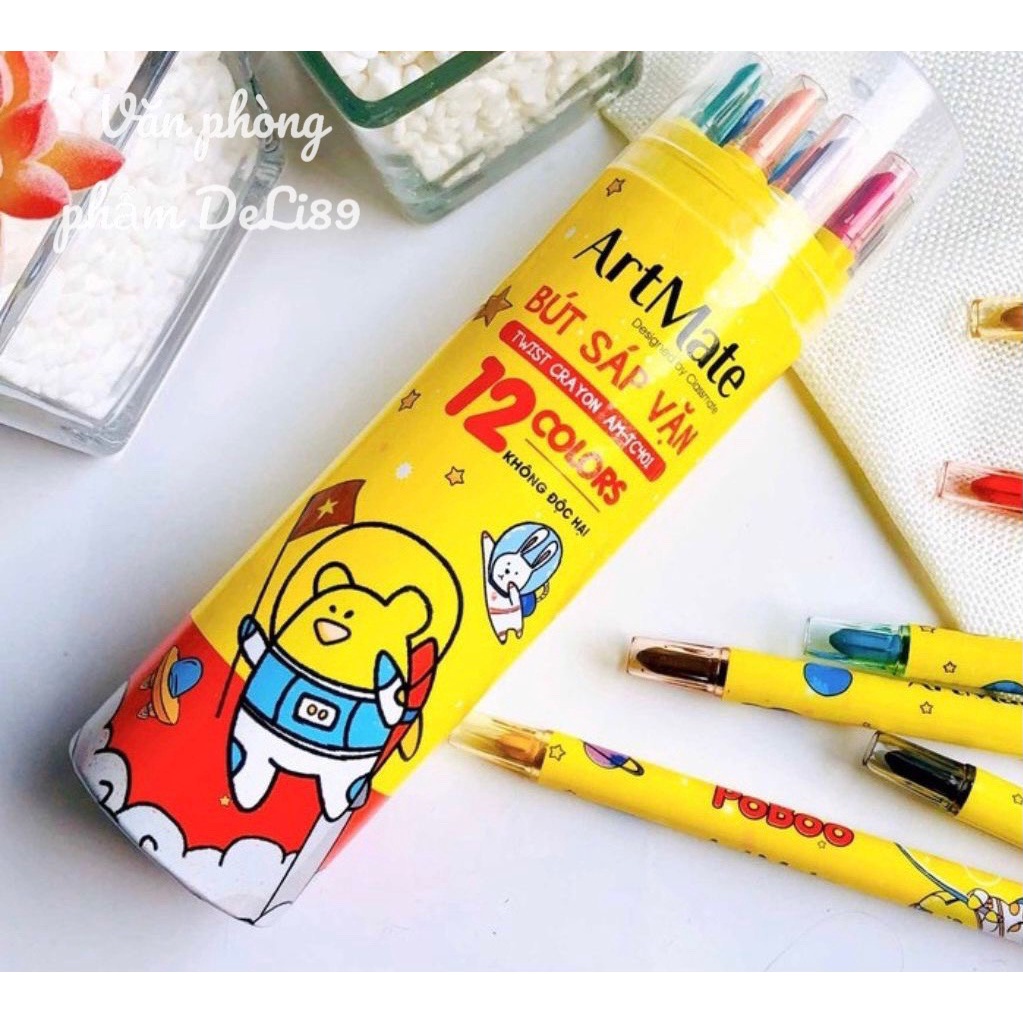Bút Sáp Tô Màu 12-24 Chiếc Hải Hà Classmate AM-TC401 AM-TC403