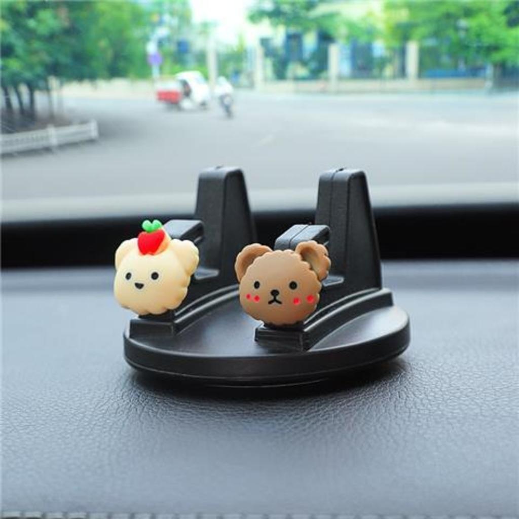 Giá Đỡ Điện Thoại Hình Búp Bê Màu Nâu Dễ Thương