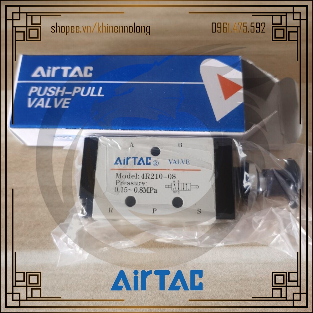 Van Gạt Tay Khí Nén AirTAC 4R210-08
