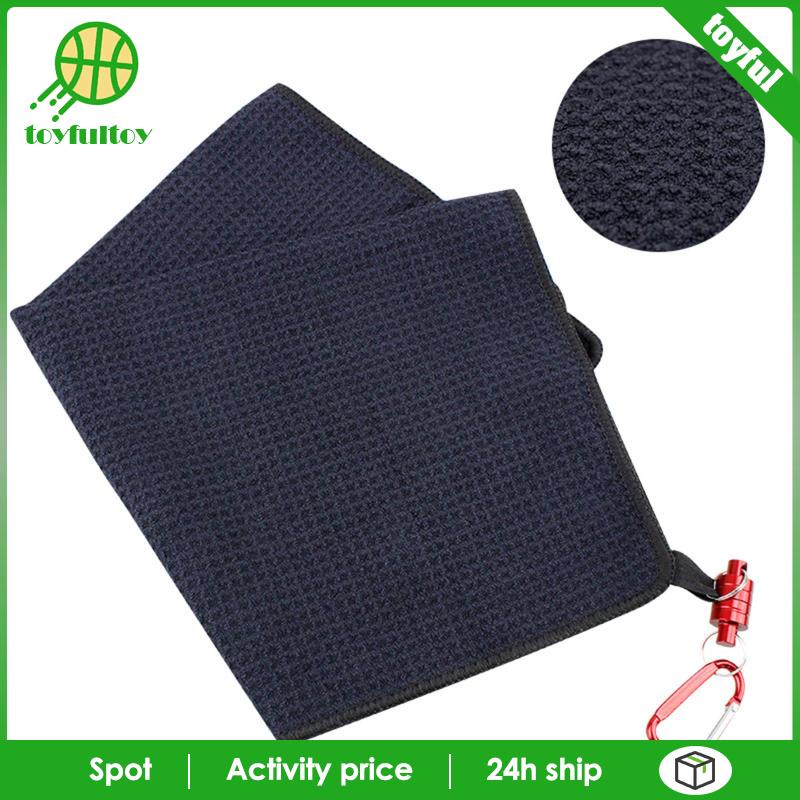 Khăn Lau Gậy Đánh Golf 40x40cm Có Kẹp Tiện Dụng