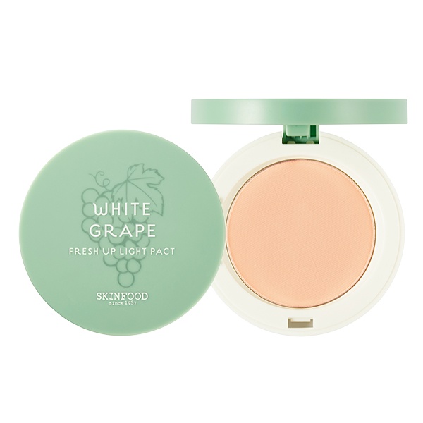 [SKINFOOD] nho xanh tươi mới hiệp ước ánh sáng 12g / nhẹ be / tự nhiên be / bờ biển be / White Grape Fresh Up Light Pact