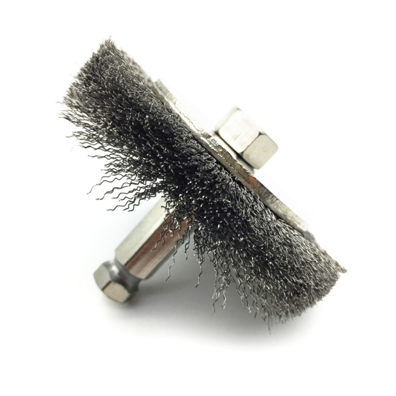 Bàn Chải Sợi Thép Xoay Siêu Chắc 3in Dùng Để Sửa Chữa Lốp Xe