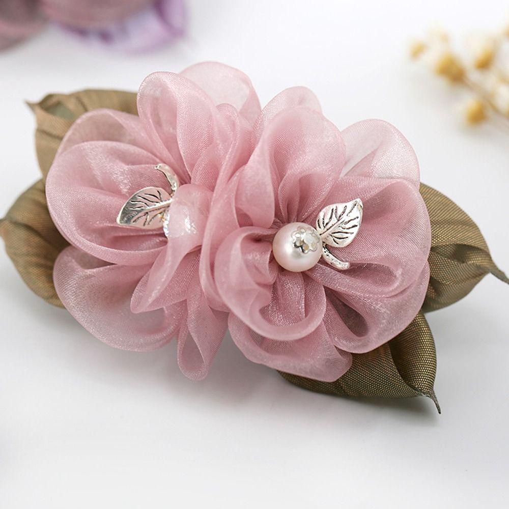 Kẹp Tóc Hình Hoa Phong Cách Hàn Quốc Thời Trang Mùa Xuân Xinh Xắn Cho Nữ WMES15H