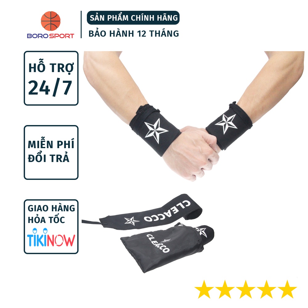 Bộ Băng Quấn Bảo Vệ Cổ Tay Cleacco Street Workout Wrist Wraps , Tập gym , Thể dục dụng cụ , Yoga BORO SPORT