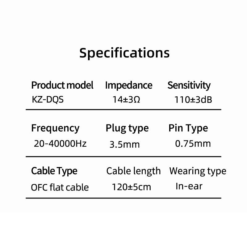 Tai Nghe Nhét Tai KZ DQS HIFI DQ6 DQ6S ZSN PRO EDC ZSTX EDX PRO Chống Ồn