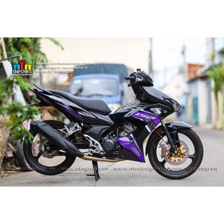Tem Winner X - mẫu RSX 2023 (Tím Đen)