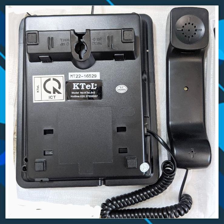 Điện thoại văn phòng, điện thoại khách sạn, gia đình, loại có dây để bàn, có màn hình hiện số gọi tới. KTeL645