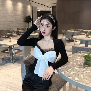 [Order] áo nơ đen - Hàng Quảng Châu