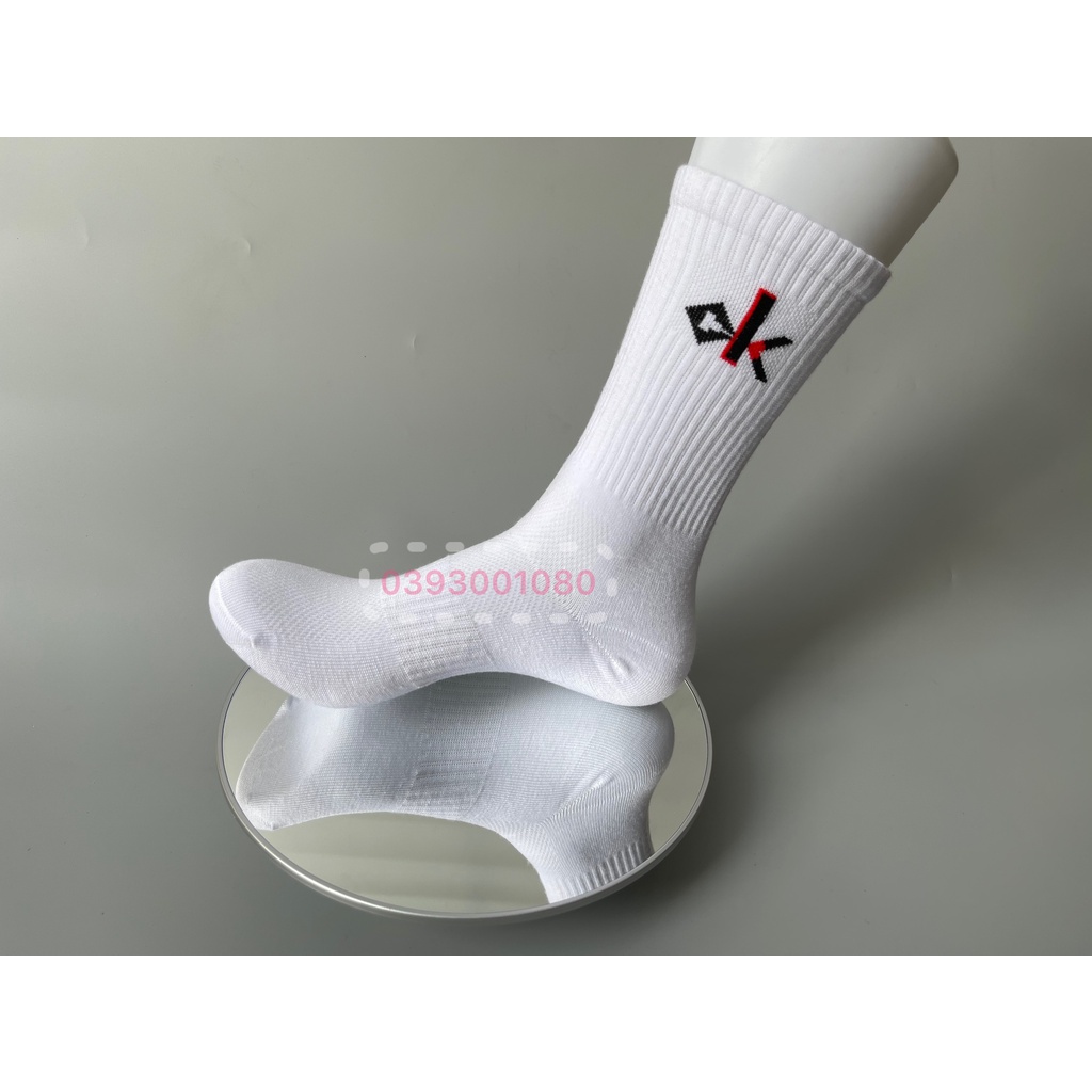 Tất cổ cao nam nữ, tất nữ nam CK chất liệu cotton mềm thoáng mát dễ phối đồ