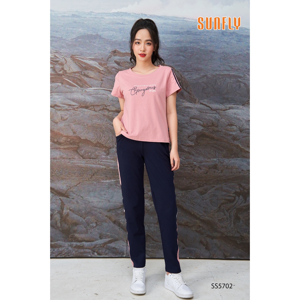 SS5702 - BỘ THỂ THAO COTTON ÁO CỘC QUẦN DÀI
