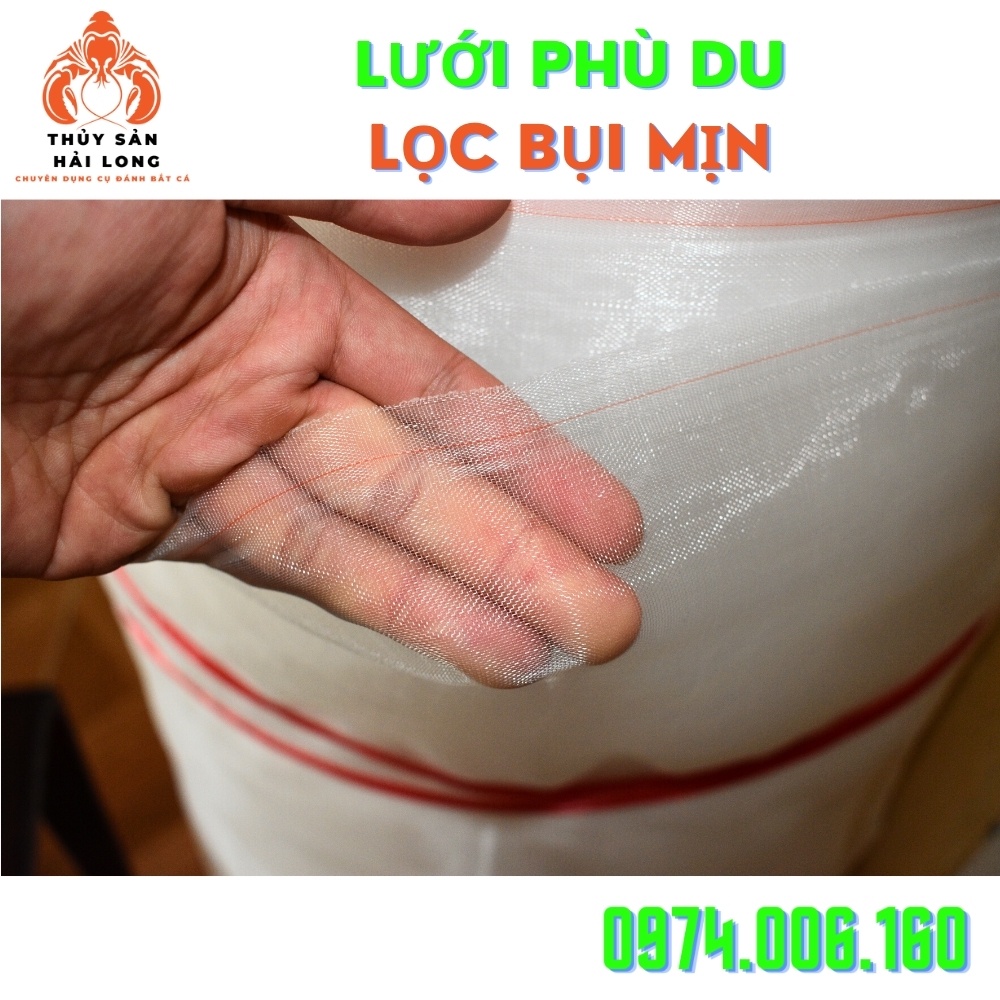 Lưới phù du mắt nhỏ mịn khổ 1.5m hàng đẹp