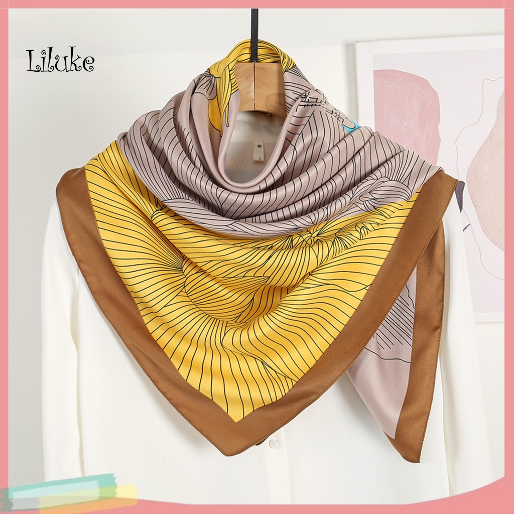 Khăn Choàng Màu Trơn Phong Cách Cổ Điển Thời Trang Cho Nữ