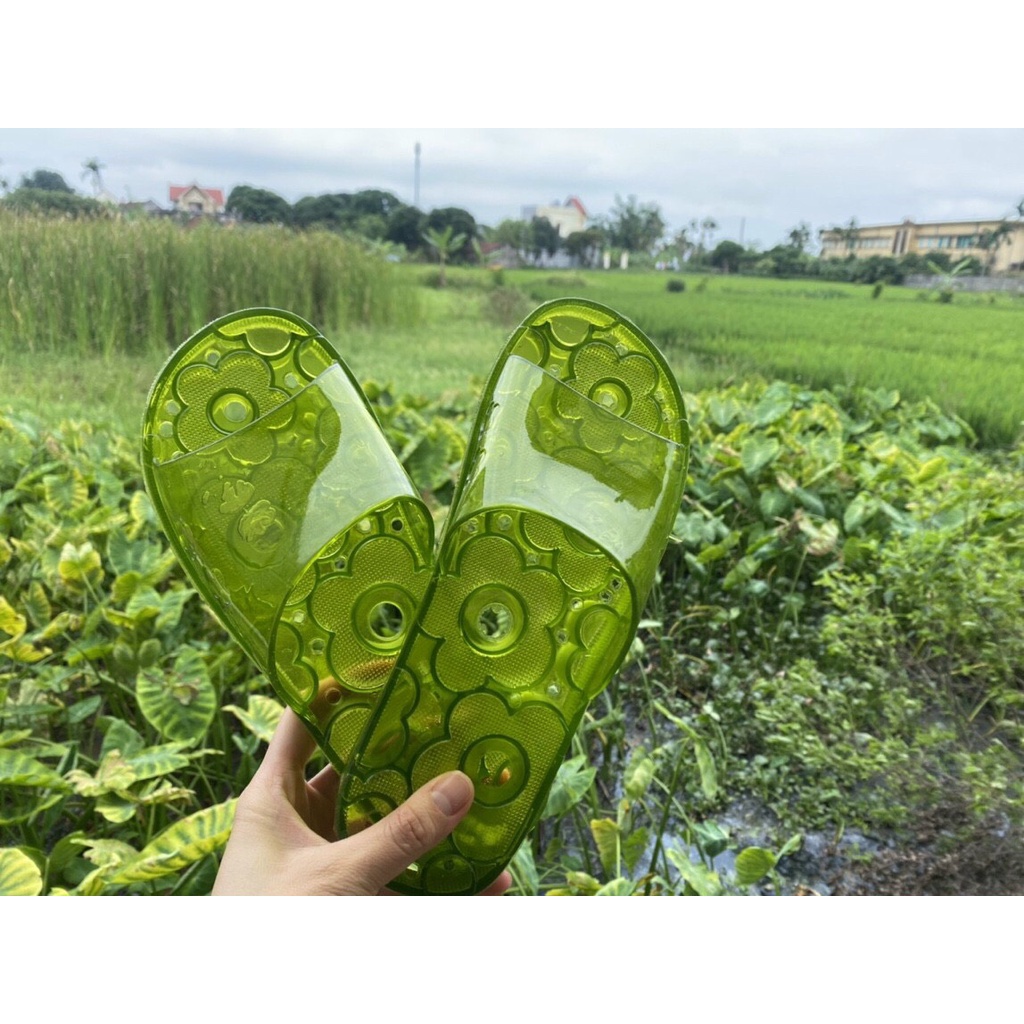 Dép đi trong nhà - dép Sline có lỗ thoát nước chống trơn trượt