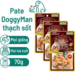 Pate cho chó Doggyman Low Fat mọi lứa tuổi giảm mùi phân túi 70g - Bivido