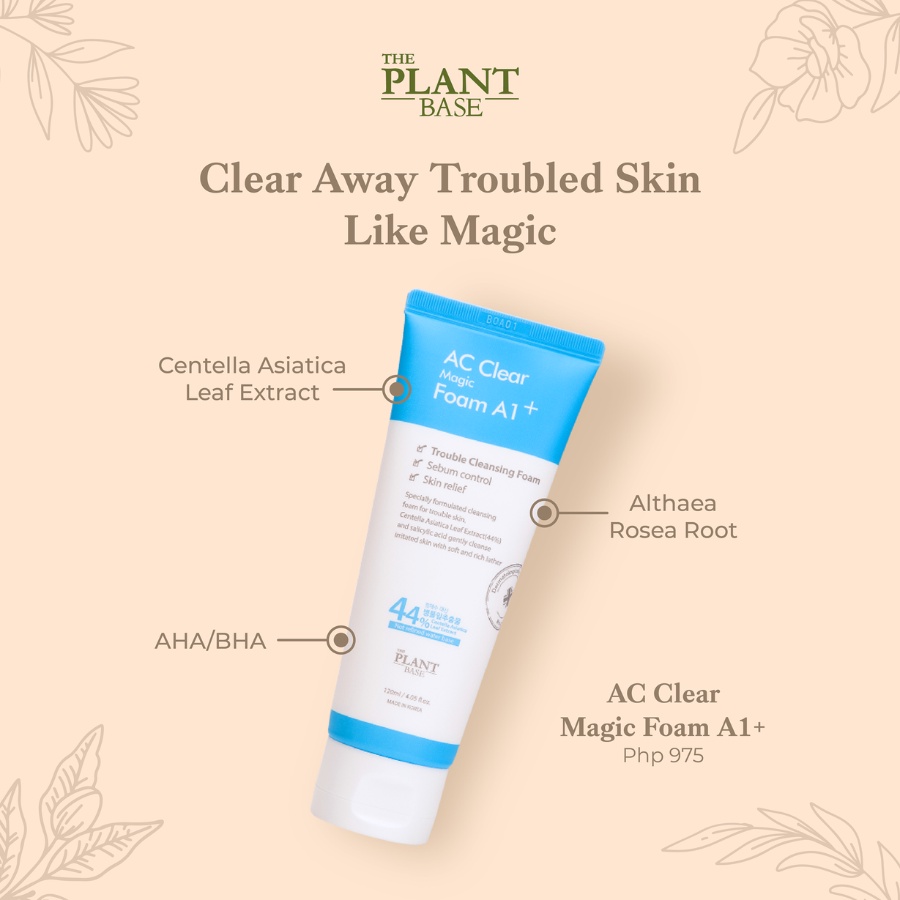 Combo 2 bước giảm mụn The Plant Base