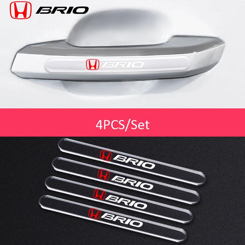 Miếng Dán Trong Suốt Bảo Vệ Tay Nắm Cửa Xe Hơi Honda Brio Chống Trầy Xước