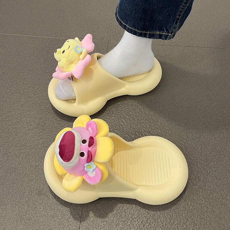 Dép Sandal Đế Dày Chống Trượt Họa Tiết Hoạt Hình Dễ Thương Thời Trang 2023 Cho Nữ