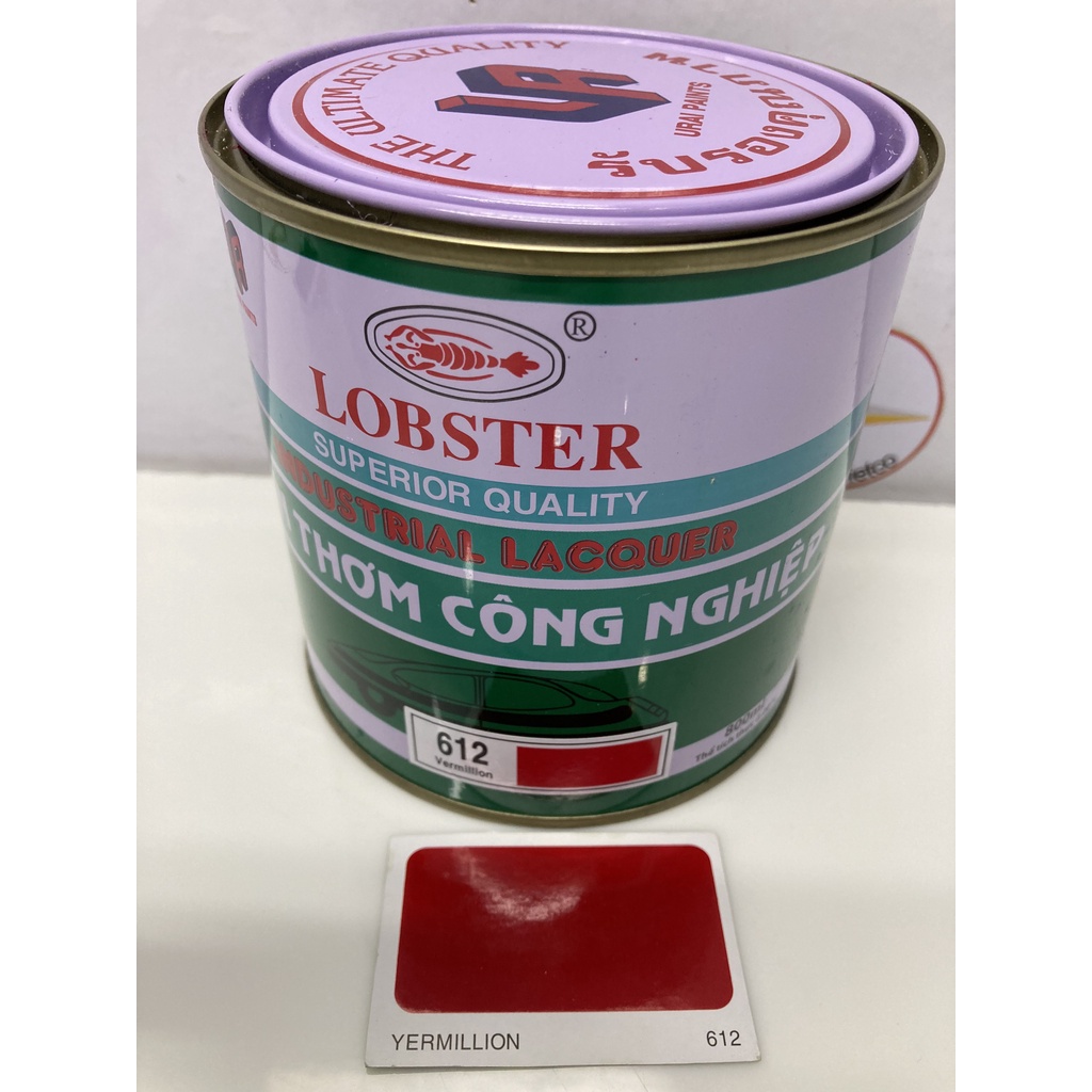 Sơn thơm công nghiệp Lobster màu Đỏ 612 -800ml