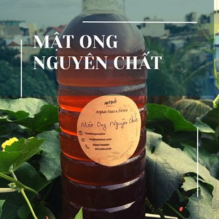Mật ong nguyên chất, chai 1 lít