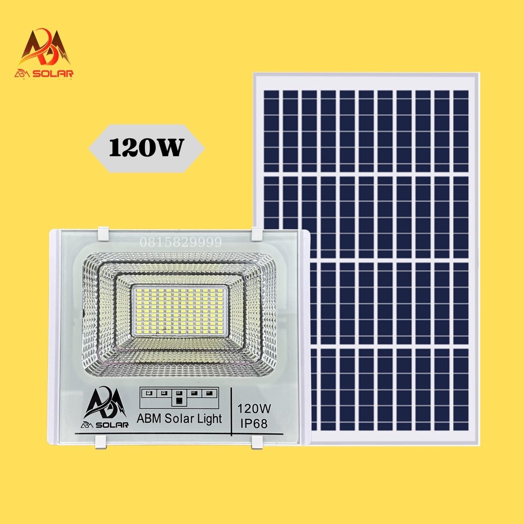 Đèn Năng Lượng Mặt Trời Nhôm Đúc Nguyên Khối , Có Báo % Pin Công Suất 1000w 600w 300w 200w 100w , ip68 chống600w