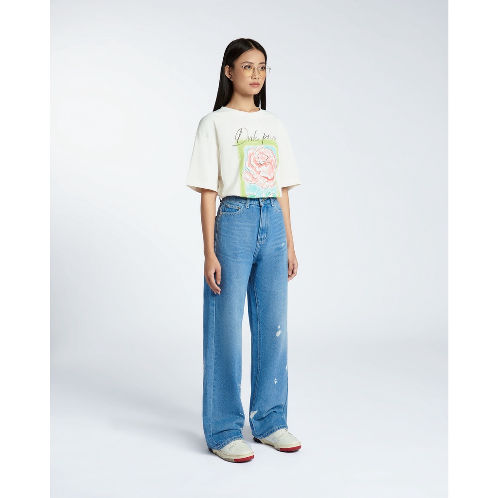 DVRK - Áo Thun Tay Ngắn Cổ Tròn Gardenia Painting -DVRK-23SS