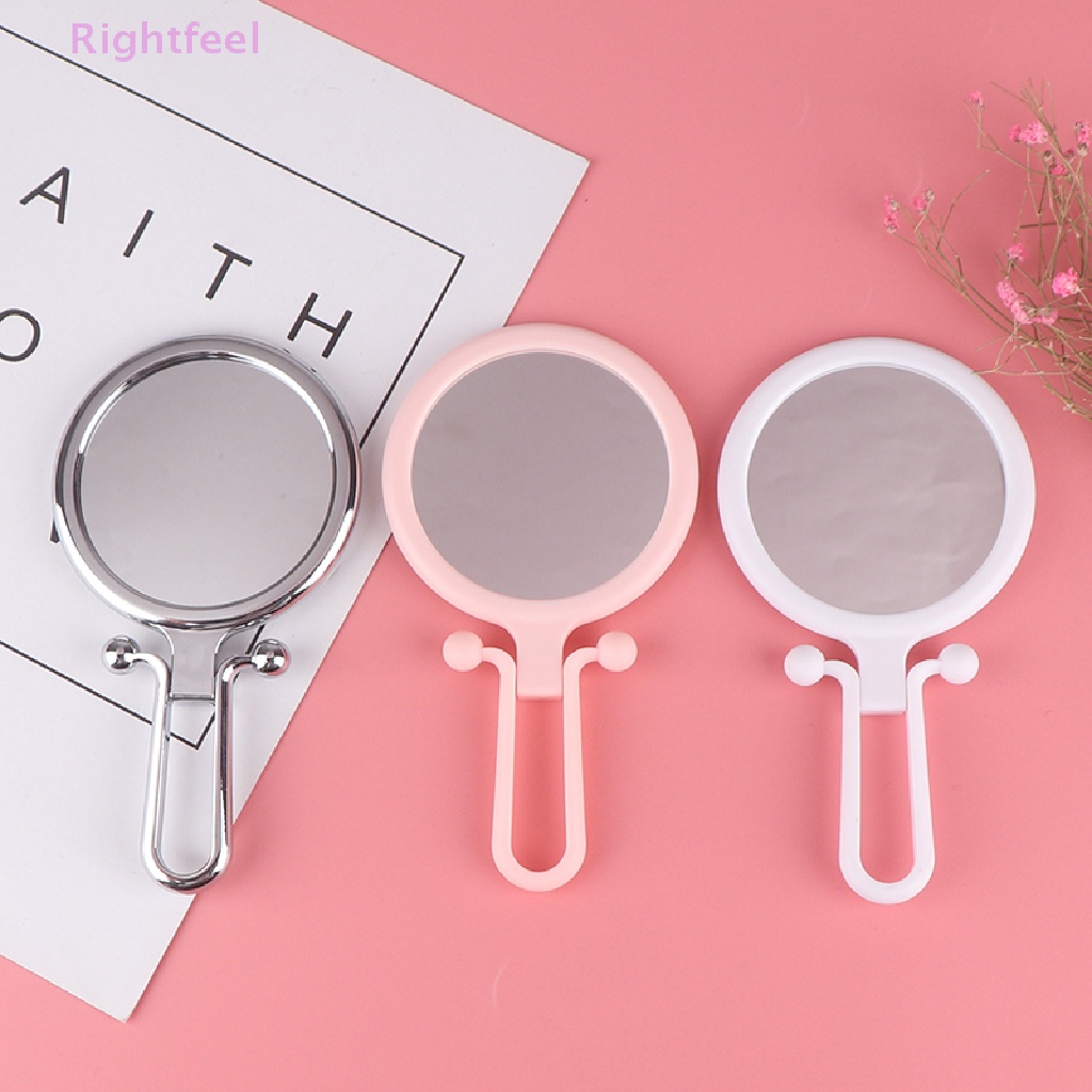 Gương Trang Điểm Phóng Đại 5 / 10X Hai Mặt Cầm Tay Gấp Được Tiện Lợi Du Lịch Mới