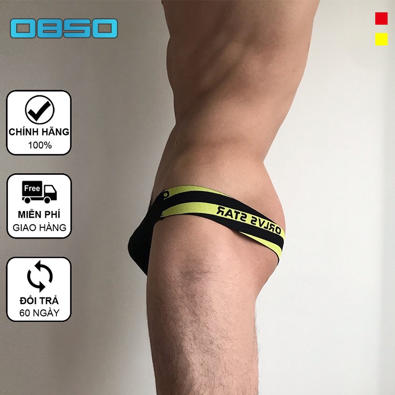 0850 Quần lót nam Sexy Thấp eo Jockstrap Cotton G-String Thongs Thoáng khí Nhanh khô Gay Bikini Quần lót