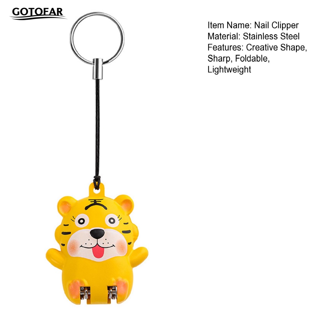 Gotofar Kềm Cắt Móng Tay Dễ Dàng Mang Theo Hình Trái Thơm Dâu Tây Dứa Cho Văn Phòng