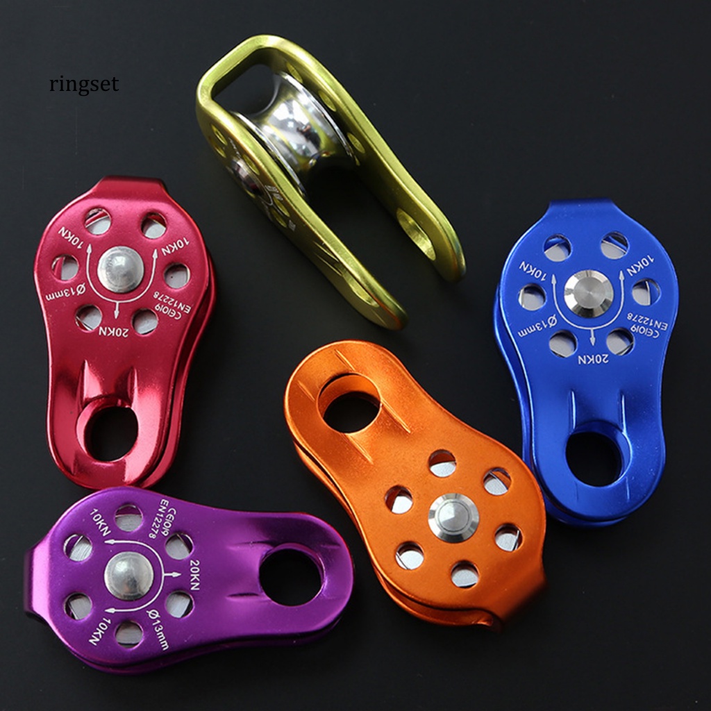 Bánh Răng Ròng Rọc Đơn Cố Định Bên Hông Dùng Khi Leo Núi Ngoài Trời