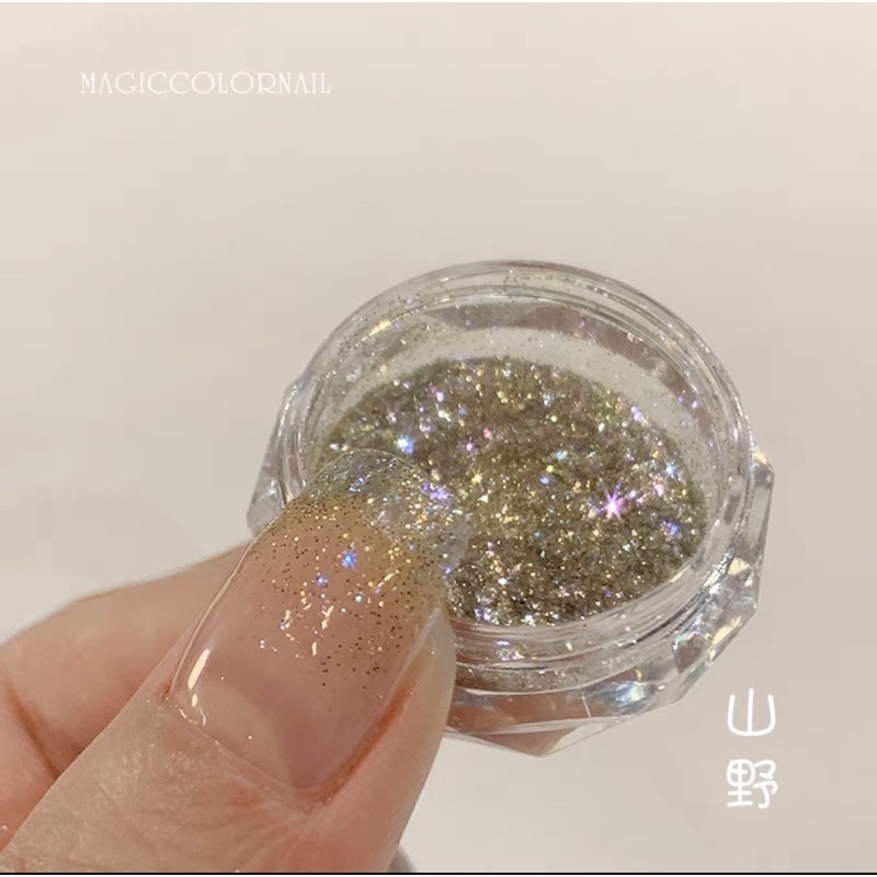 Nhũ rắc cao cấp ánh kim Daily set 6 màu
