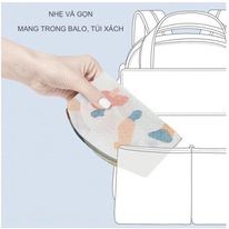 Yếm cổ giấy ăn dặm cho bé