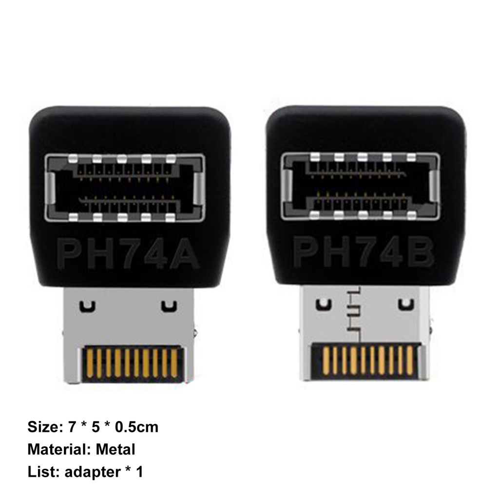 Bộ Chuyển Đổi Bo Mạch Chủ Hoa Hướng Dương Cổng Usb 3.1 Type-C E 90 Độ Cho Máy Tính