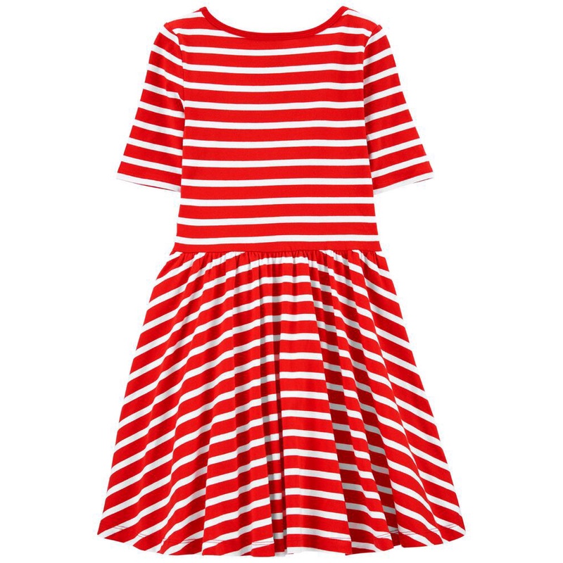 Váy bé gái hiệu C,arter chất cotton váy dáng xòe.