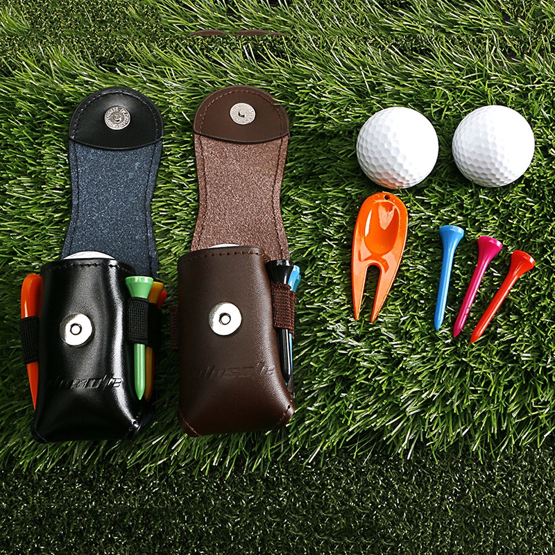 Túi Da Đeo Hông Đựng Dụng Cụ Chơi Golf Tiện Lợi