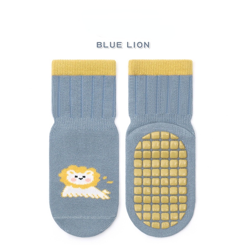 Đôi Vớ Chống Trượt Thoải Mái Họa Tiết Động Vật Cho Bé