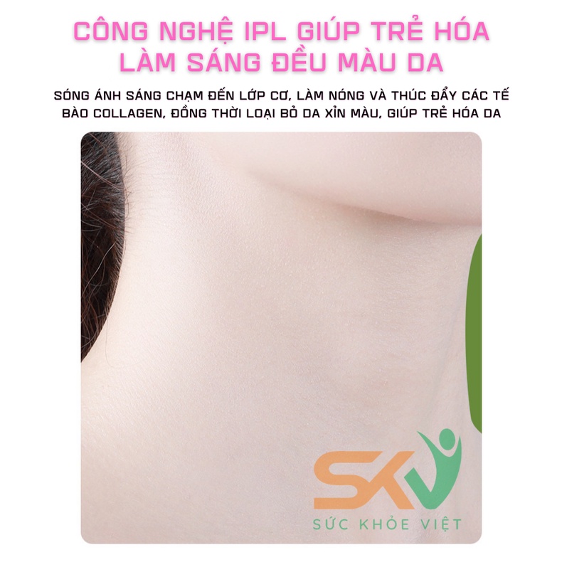 Máy nâng cơ mặt SKV-255, massage rung cơ mặt, làm chậm quá trình lão hóa, thu nhỏ lỗ chân lông, chất liệu an toàn cho da