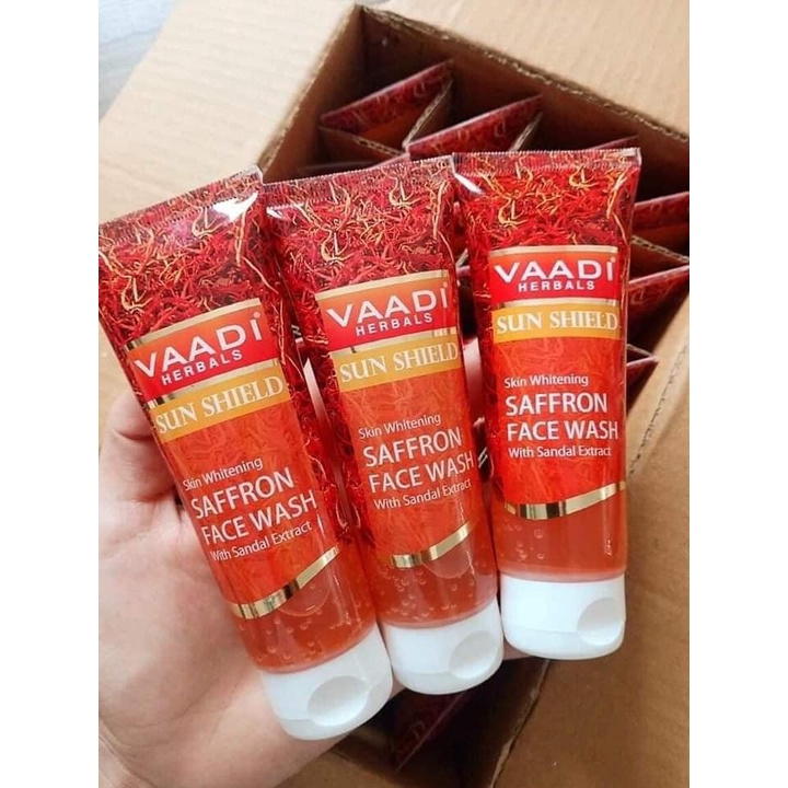 SỮA RỬA MẶT SAFFRON - NHỤY HOA NGHỆ TÂY CHÍNH HÃNG VAADI 60ML