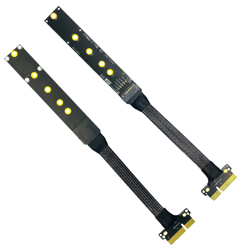 Cáp ChuyểN Mạ BạC 4.0 X4 Sang M.2 Cho NVME SSD 4.0 PCIE 4X NVME 22110, GEN4