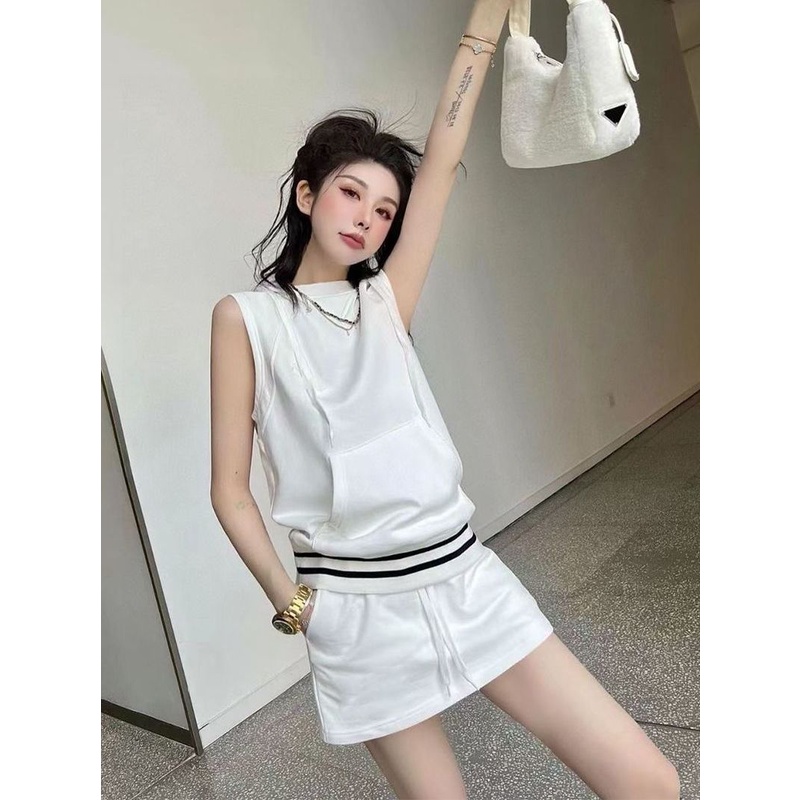 Set Đồ Thể Thao Hai Món Phong Cách Thời Trang Phương Tây Thời Trang Mùa Hè 2022