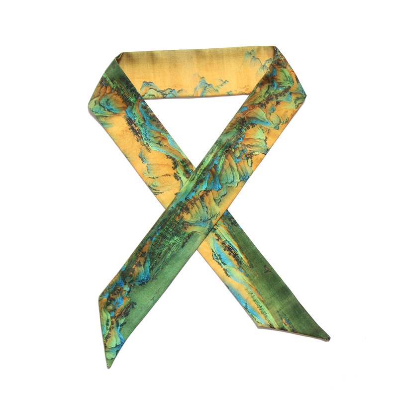 Khăn Choàng Cổ Dài In Họa Tiết Sang Trọng Thời Trang Cho Nữ