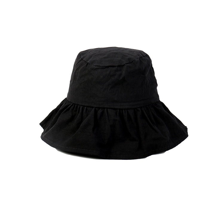 HMH®Mũ bucket hè chất liệu mềm mại có thể gấp gọn ôm mặt phong cách Hàn