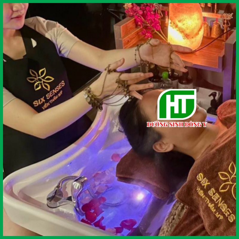 Máy Tạo Khói Bồn Gội Đầu Dưỡng Sinh, Máy Sục Khói Mini, Hoa Sen Thả Nổi Trang Trí