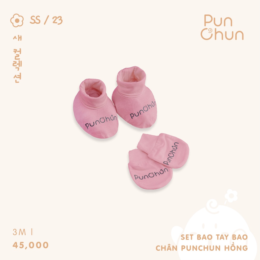 [PUNCHUN] Set bao tay bao chân cho bé sơ sinh Punchun