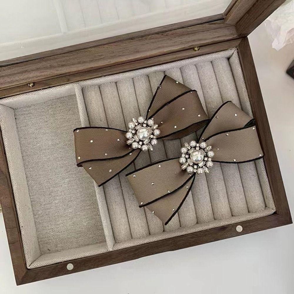 Kẹp Tóc Hình Nơ Phong Cách Hàn Quốc Ngọt Ngào Thời Trang