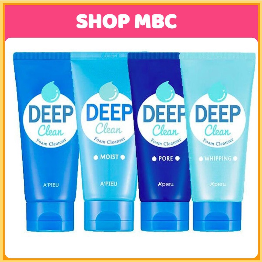 MBC Sữa rửa mặt Apieu Deep Clean Foam Cleanser các loại thanh lý