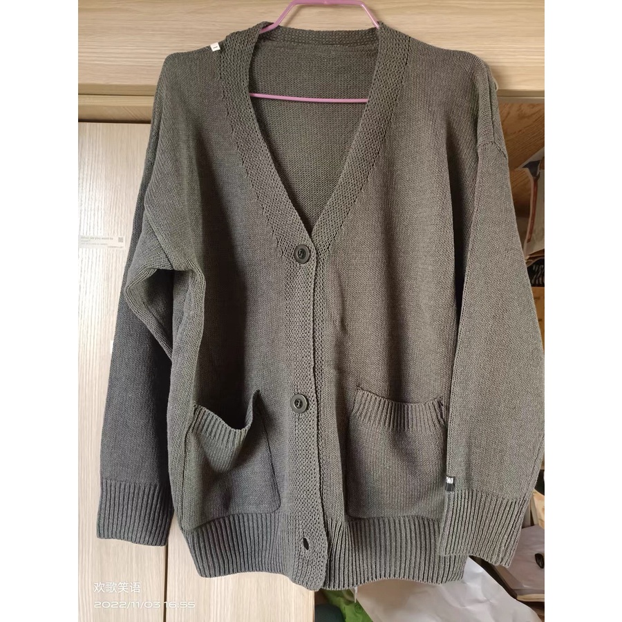 Áo cardigan len Barrel style Hàn Quốc - Có ảnh thật