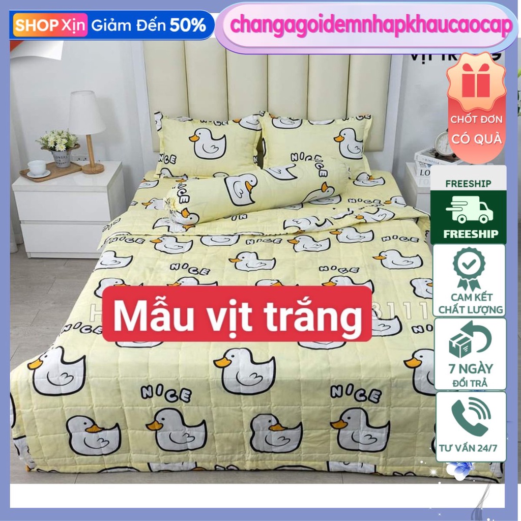 Ga Trải Giường Cotton Poly Ga 1m5x2m,chọn hơn 50 mẫu