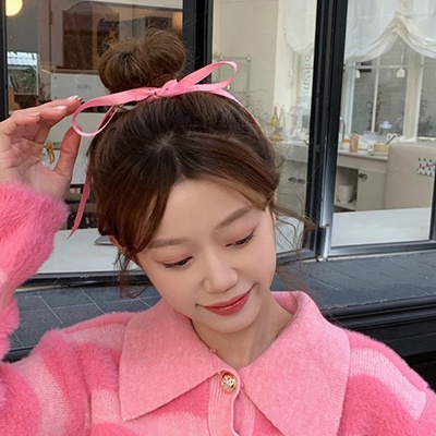 Dây Buộc Tóc Thắt Nơ Ruy Băng Thời Trang Cho Nữ