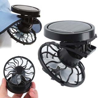 Quạt mũ mini quạt làm mát kẹp làm mát quạt gió đi bộ đường dài cắm trại pin mặt trời năng lượng mặt trời quạt cầm tay usb quạt mũ cầm tay mùa hè homelove
